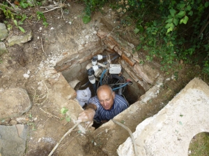 water tank has a hole!